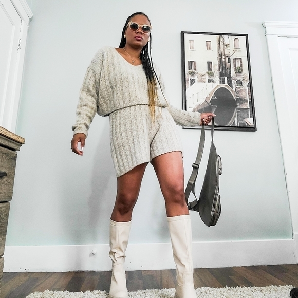 COPY - 2 piece Wool Knit Set, fits L - Picture 12 of 16